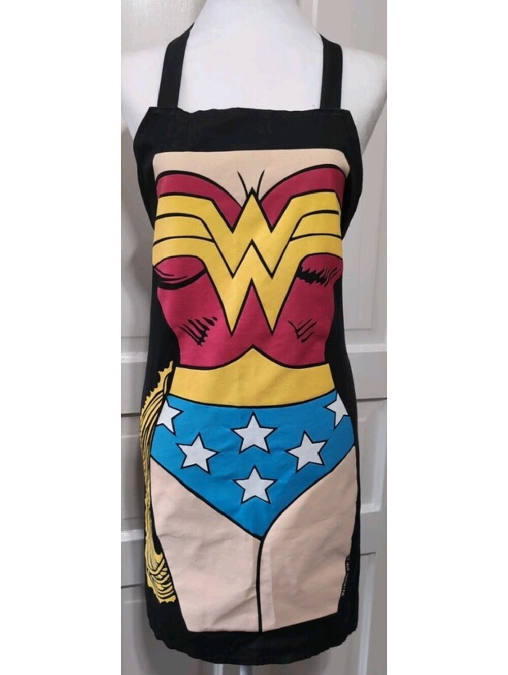 Apron Smock Super Hero DC Marvel Funny Sexy Cooking Wonder Woman(1554)E